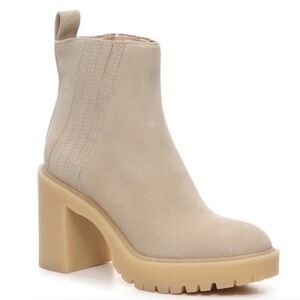 Dolce Vita Celia Cream Suede Boots